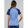 thumbnail image 2 of Cherokee Infinity Women's Scrubs Top Colorblock V-Neck CK690A, 2 of 5