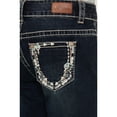 thumbnail image 2 of Shyanne Girls' Southwestern Floral Border Pocket Stretch Bootcut Jeans - SGSU23J5-BIG 8 REG, 2 of 4