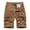 Coffee, variant on Cargo Shorts Men Expandable Waist Beach Shorts Classic Relaxed Fit Below Knee Summer Water Resistant Quick Dry Shorts with 4 Pockets Army Green,30