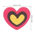 thumbnail image 2 of OULII 20Pcs Nail Buffer Heart Shape for Easy Nail Filing and Professional Use, 2 of 8