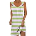 thumbnail image 2 of Summer Dresses for Women Pocket Sleeveless V-Neck Summer Solid Color Dress, 2 of 5