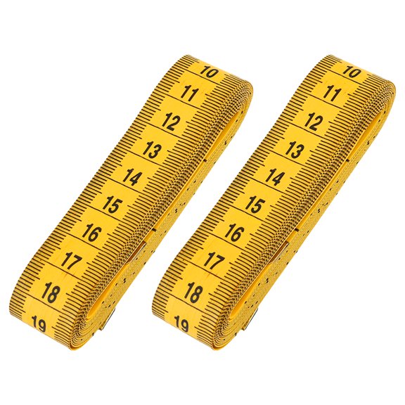 2pcs Dual-sided Tape Measure Flexible Tape Measure Portable Tape Measure