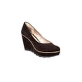 thumbnail image 1 of ZAPATILLAS TACONES CUÑA PLATAFORMA VESTIR LEON MUJER DAMA NEGRO GAMUZA 8807 LEON 8807, 1 of 3