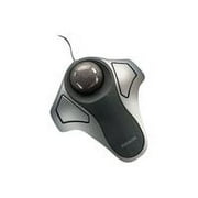 Kensington Optical Orbit Trackball Mouse, Two-Button, Black/Silver