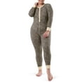 thumbnail image 4 of Fruit of the Loom Women's and Women's Plus Long Underwear Waffle Thermal Union Suit, 4 of 13