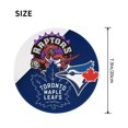 thumbnail image 4 of Toronto Baseball Round Non-Slip Rubber 4 PCS 8in Mouse Pad 3mm Thick Polyester Surface for Office Gaming PC, Bluebird Mouse Pad LS275, 4 of 7