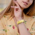 thumbnail image 4 of Correa Con Grabado Floral Compatible Con Apple Watch Band De 38 Mm, 40 Mm, 41 Mm, 42 Mm, 44 Mm, 45 Mm, 46 Mm, 49 Mm, Correa De Silicona Brillante Con Diseño De Flores Silvestres Para Iwatch Band Serie, 4 of 5