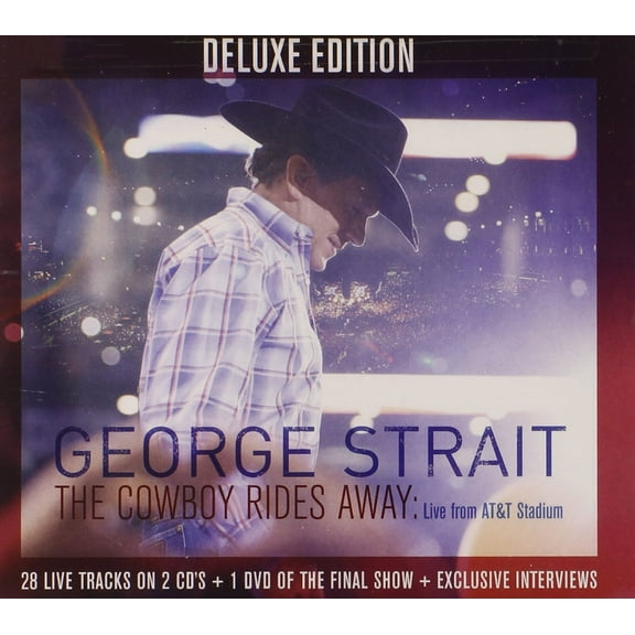 George Strait The Cowboy Rides Away Deluxe Edition DVD   Audio CD