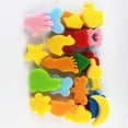 thumbnail image 4 of LHX 24pcs Sponge Painting Watercolor Craft Sponge Shapes Craft Early Learning for DIY Toddlers Assorted Pattern Sponge for Kids（Random Pattern), 4 of 5