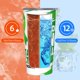 thumbnail image 3 of En mayo usamos verde Mes de concientización sobre la salud mental Taza de viaje de café de acero inoxidable con aislamiento de 20 oz con pajita Taza térmica portátil Juego de tres piezas con pajita, 3 of 7