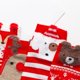 thumbnail image 5 of Calcetines tobilleros navideños festivos - 4 pares Calcetines navideños cortos unisex Calcetines de algodón, 5 of 8