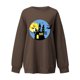 thumbnail image 4 of ICHUANYI Liquidación Mujeres Clásico Estampado de Halloween Cuello Redondo Manga Larga Suelta Sudadera Tops ICHUANYI WER202308244948, 4 of 7