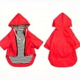 thumbnail image 2 of CNKOO Waterproof Dog Raincoat with Reflective Buttons  Adjustable Hood  Detachable Rainproof Dog Clothes for Rainy Days, 2 of 6
