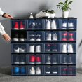 thumbnail image 4 of 12Pcs Shoe Box Transparent Drawer Case Dustproof Plastic Shoes Storage Container Storage Box for toys Shoes Box Shoe Organizer, 4 of 7