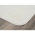 thumbnail image 6 of Garland Rug Gramercy Washable Bath Rug Set, 3 Piece (20"x34", Contour Rug, & Toilet Lid) White, 6 of 7