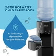 thumbnail image 4 of Mist Top Loading Water Cooler Dispenser for 3 or 5 Water Gallon Bottles, Black, 4 of 6