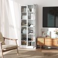 thumbnail image 3 of Knubmt 72" Tall Metal Pantry Cabinet with 6 Shelves, 2 Doors Storage Cabinet for Kitchen, Pantry, Bathroom, Whte, 3 of 9