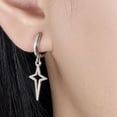 thumbnail image 4 of Pendientes Colgantes de Metal de Cobre Qarigey Ligeros y Ajustables Plateados para Ropa Zapatos y Accesorios Miscelánea Negro, 4 of 6