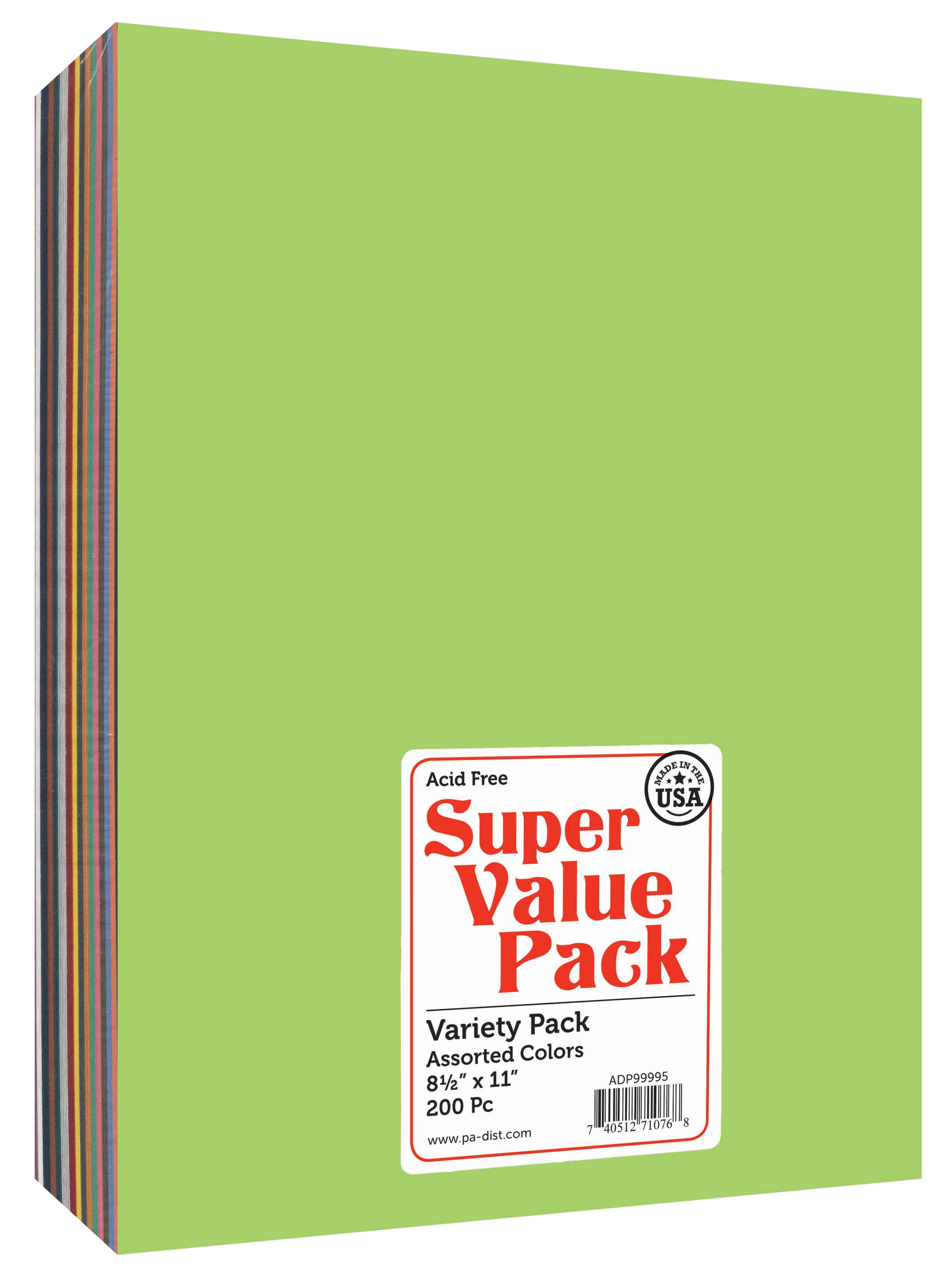 Paper Accents Super Value Variety Pack 8.5"x 11" 200pc