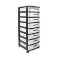 thumbnail image 5 of MQ Eclypse 8-Drawer Rolling Storage Cart in Black, 5 of 17