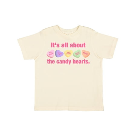 

Inktastic Candy Hearts II Gift Toddler Toddler Girl T-Shirt