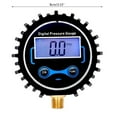 thumbnail image 5 of tegongse Dial Size Digital Air Pressure Gauge with G1/G1/2 Bottom Connector & Protective Boot 0-250psi Battery Powered for Car, 5 of 19