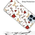 thumbnail image 3 of Christmas Reindeer Case Compatible with iPhone 14 Pro,Unique Art Design TPU Shock-proof Full Cover, 3 of 6