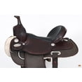 thumbnail image 2 of HILASON Western Child Horse Trail Show Saddle Synthetic Pleasure Riding Brown, 2 of 7