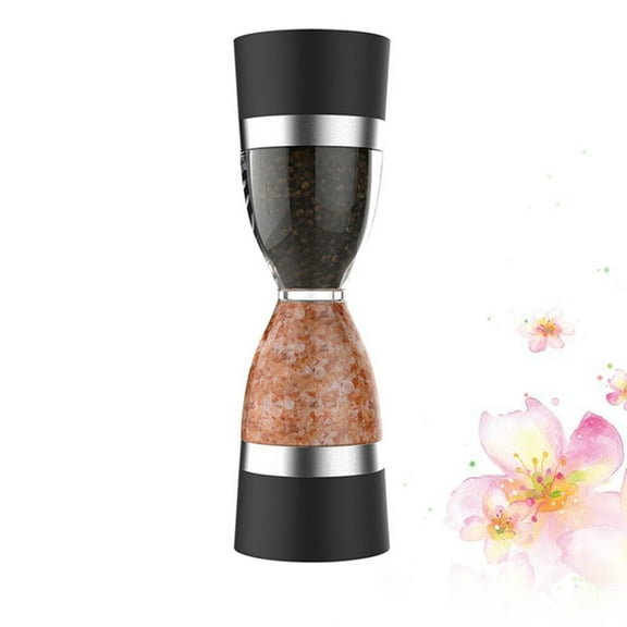 Worgeous Pepper Grinder Double Use Kitchen Tool 6x6x20cm Black