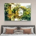 thumbnail image 4 of Arch Bridge Oil Painting Reminiscence Of Jiangnan Canvas Poster Bedroom Decor Sports Landscape Office Room Decor Gift,Frame-style,16x24inch(40x60cm), 4 of 8