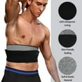 thumbnail image 3 of QRIC Men's Waist Trainer Sauna Workout Waist Trimmer Seamless Compression Waist Band for Weight Loss Sauna Slimming Waist Band Cincher for Running, Gym, Sports, Workout, 3 of 6