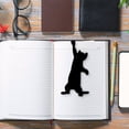 thumbnail image 5 of Fiudx Marcapáginas de Gato, Elegante Silueta de Hierro Negro, Exhibición de Arte Minimalista, Pieza Decorativa Duradera, para Uso En La Oficina, Regalo Ideal para Amantes de Los Gatos, Escaparate de, 5 of 5