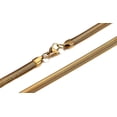 thumbnail image 4 of 18K Gold Plated Stainless Steel Snake Chain Necklace for Mens, 4 of 4