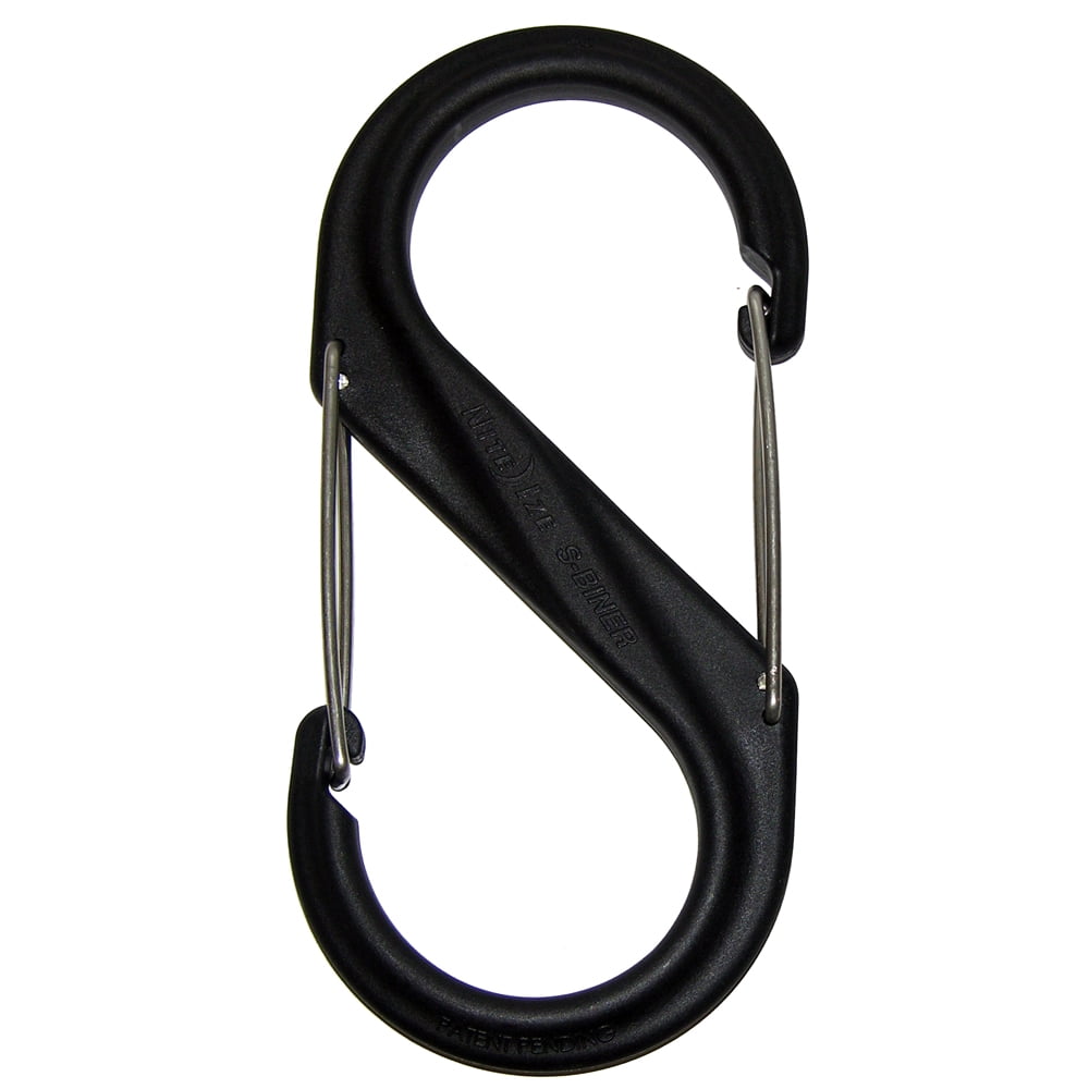 NITE IZE S-BINER PLASTIC SIZE #2 BLACK PKG by Nite Ize
