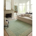 thumbnail image 2 of Chris Loves Julia x LoloiFrancis Green / Natural 11'-6" x 15' Area Rug, 2 of 10
