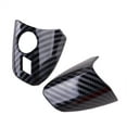 thumbnail image 4 of 8PCS LHD Outer Door Handle Cover Carbon Fiber Look For 08-15 W204 C300 C63 C250, 4 of 5