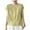 Yellow, variant on Women's Linen Tops Pleated Crew Neck Short Sleeve Shirts Casual Loose Lightweight Blouses Solid Color Clothes (XL, Yellow)