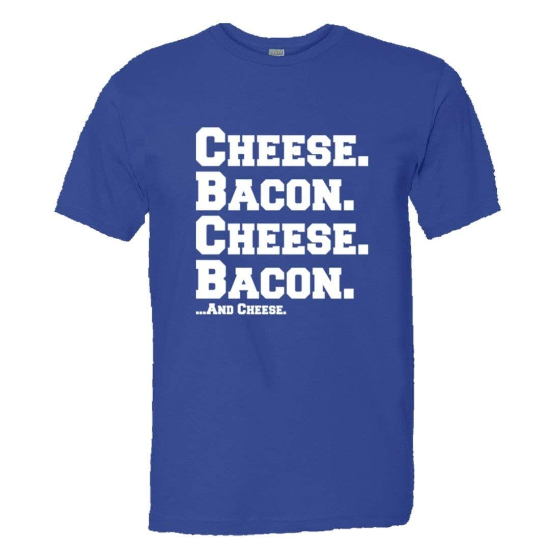 PleaseMeTees™ Mens Cheese and Bacon Grease I Love Pizza HQ Tee