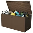 thumbnail image 2 of Boîte de Terrasse en Résine Verrouillable Premium Pro Edition de 150 Gallons, Boîte de Rangement Extérieure Étanche et Résistante aux UV avec Couvercle Verrouillable pour le Rangement des Coussins Extérieurs, 2 of 13