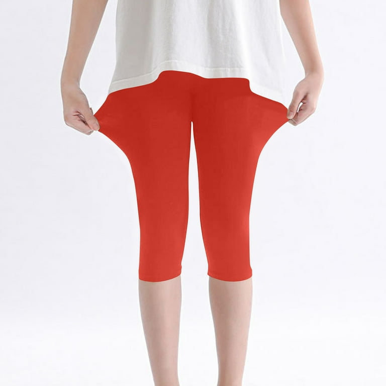 AherBiu Kids Clothes Toddler Girls Capri Pants Slim Fitted