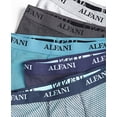 thumbnail image 2 of Alfani Men's 5 Pk Solid & Stripe Trunks Blue Size X-Large, 2 of 3