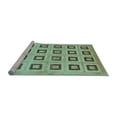 thumbnail image 2 of Ahgly Company Machine Washable Indoor Square Abstract Light Blue Modern Area Rugs, 8' Square, 2 of 4