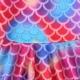 thumbnail image 5 of HWJAD Little Girl Rash Guard Long Sleeve Swimwear Mermaid One Piece Swimsuit with Skirt Bathing Suit 1-6 Years, 5 of 9