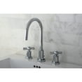 thumbnail image 2 of Kingston Brass KS8951ZX Millennium Widespread Bathroom Faucet, Polished Chrome, 2 of 3