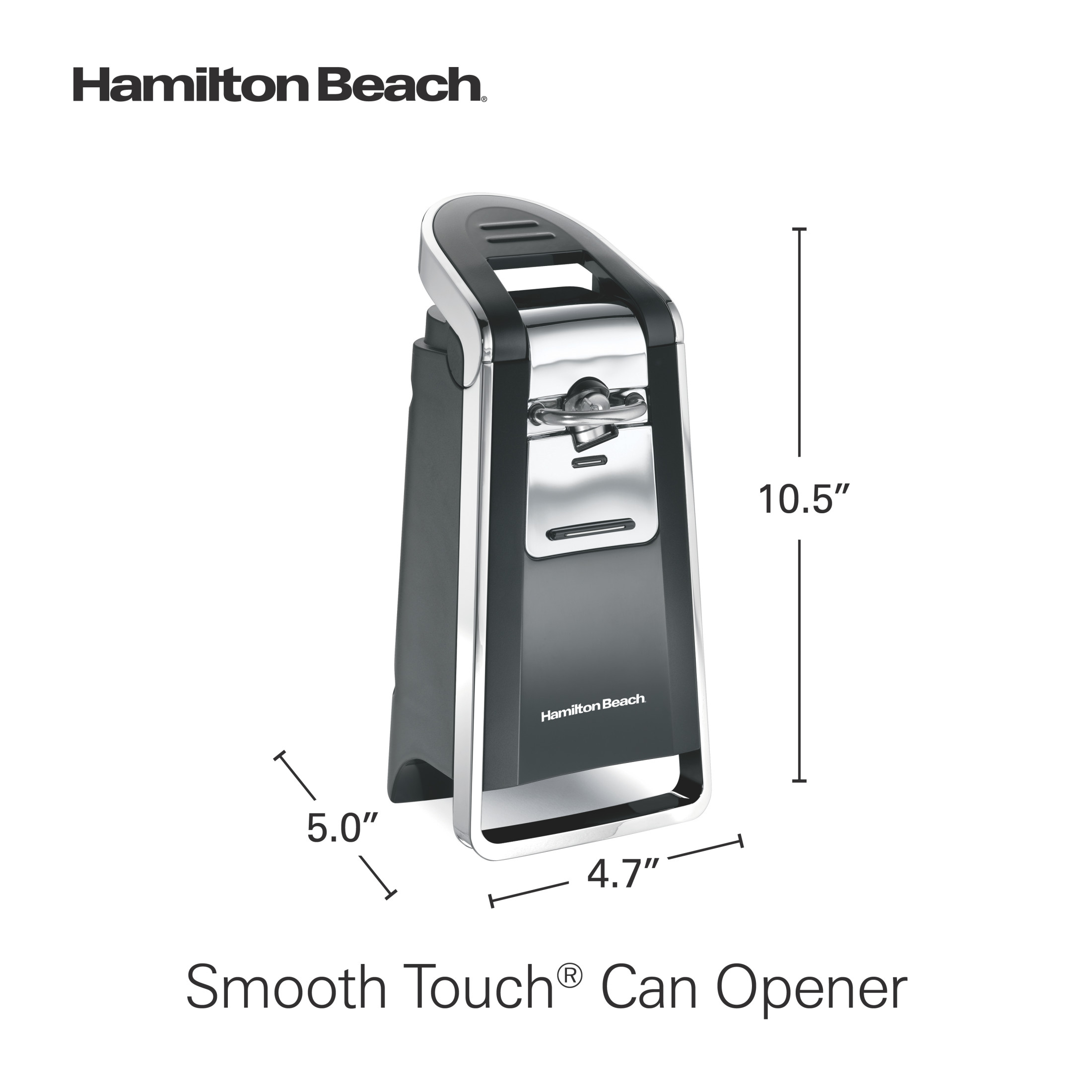 Hamilton Beach Smooth Edge Electric Can Opener, Black photo 8
