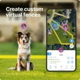 thumbnail image 3 of Halo Collar 3, Multifunctional GPS Wireless Dog Fence & Dog Training Collar with GPS Tracker, Subscription Required, Waterproof, Orchid (Medium/Large), 3 of 9