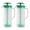Green, variant on 2-Quart Orange Mixing Pitcher with Plunger – BPA-Free Plastic Mixing Jug for Juice, Milk, Tea, Shakes, and More – Dishwasher-Safe, Spill-Proof Lid, Smart Stirring Design