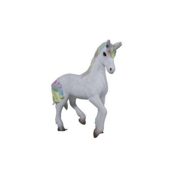 Baby Rainbow Unicorn Life Size Statue