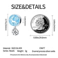 thumbnail image 4 of Jeffery Charms for Women Bracelet Necklace 925 Silver Christmas gingerbread man, cane candy, Snowman flower wreath Pendants,Christmas, 4 of 6