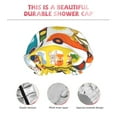 thumbnail image 5 of Disketp Transports With Animals Shower Caps,Reusable Shower Cap For Women, Double Layer Waterproof Hair Cap, Large Size For All Hair Lengths,For Girls Spa Home Salon Use, 5 of 9